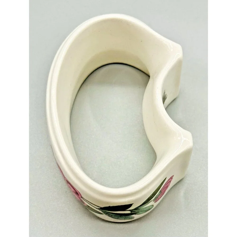 Portmeirion Botanic Garden Napkin Ring Rhododendron Flower Butterfly Replacement